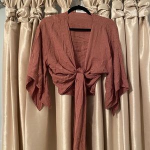 Tie up blouse